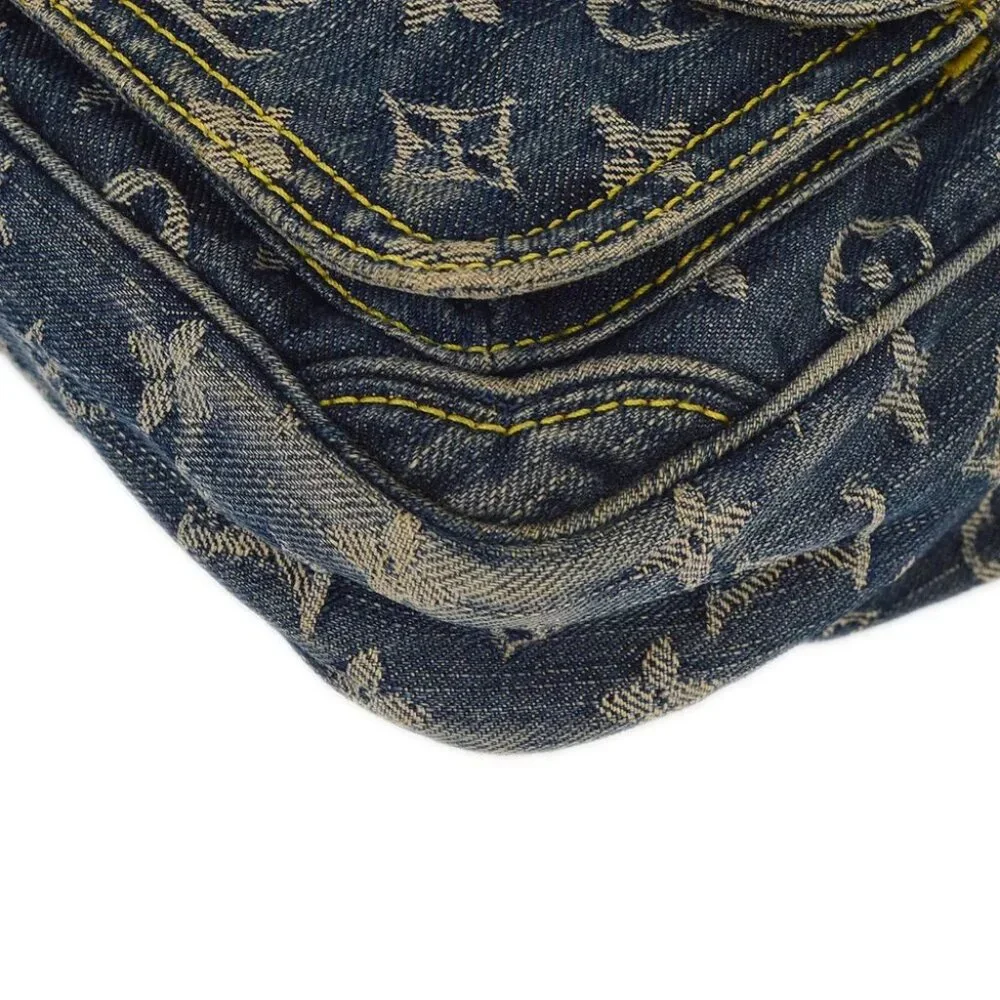 Louis Vuitton Blue Monogram Denim Bum Bag Waist Pouch - Picture 7 of 10